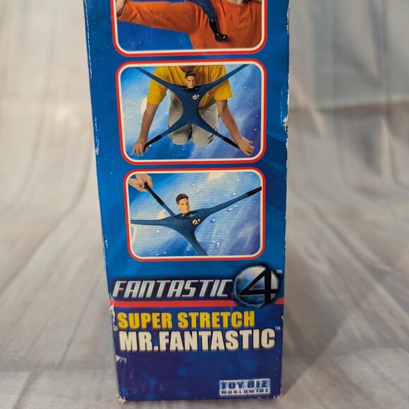 Fantastic 4 Super Stretch Mr. Fantastic Action Figure Toy Biz New in Box - Picture 12 of 15